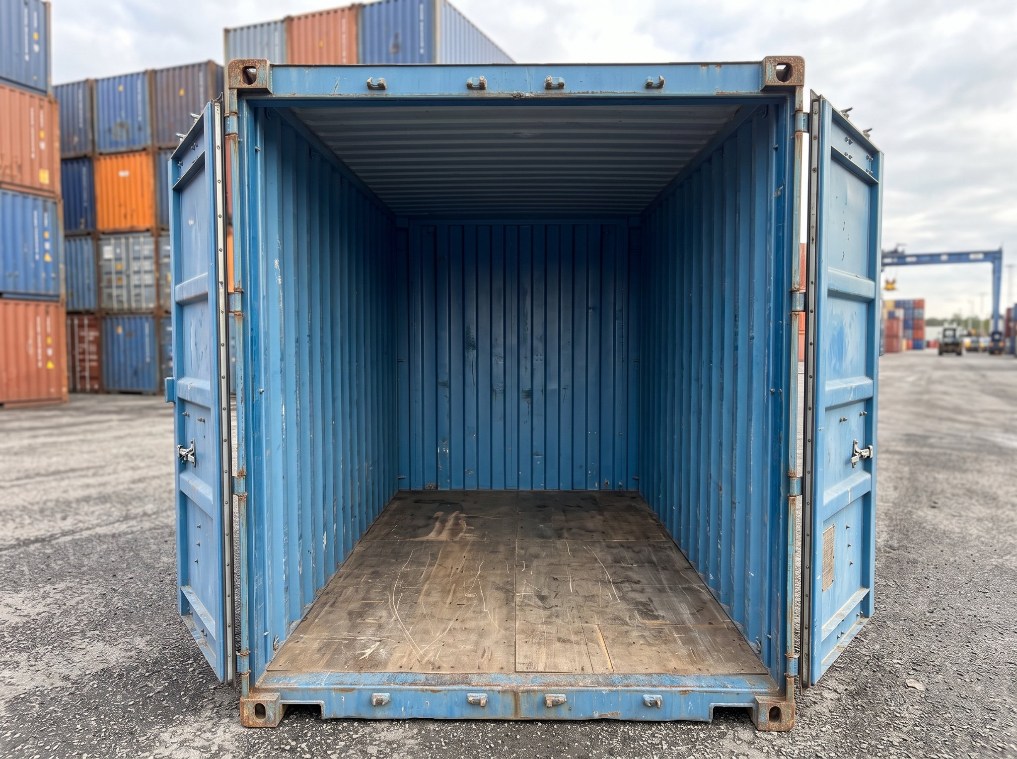 10 Fuß Lagercontainer – Gebraucht – Innenraum