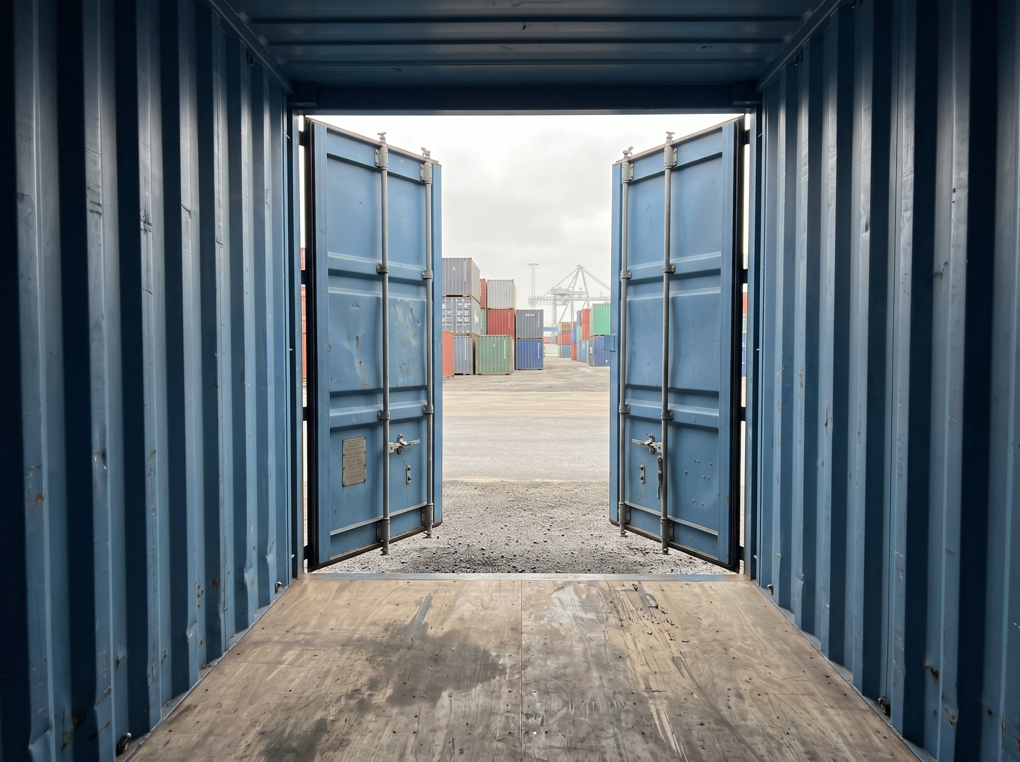 20 Fuß Lagercontainer – Gebraucht (Cargo Worthy) – Innenraum