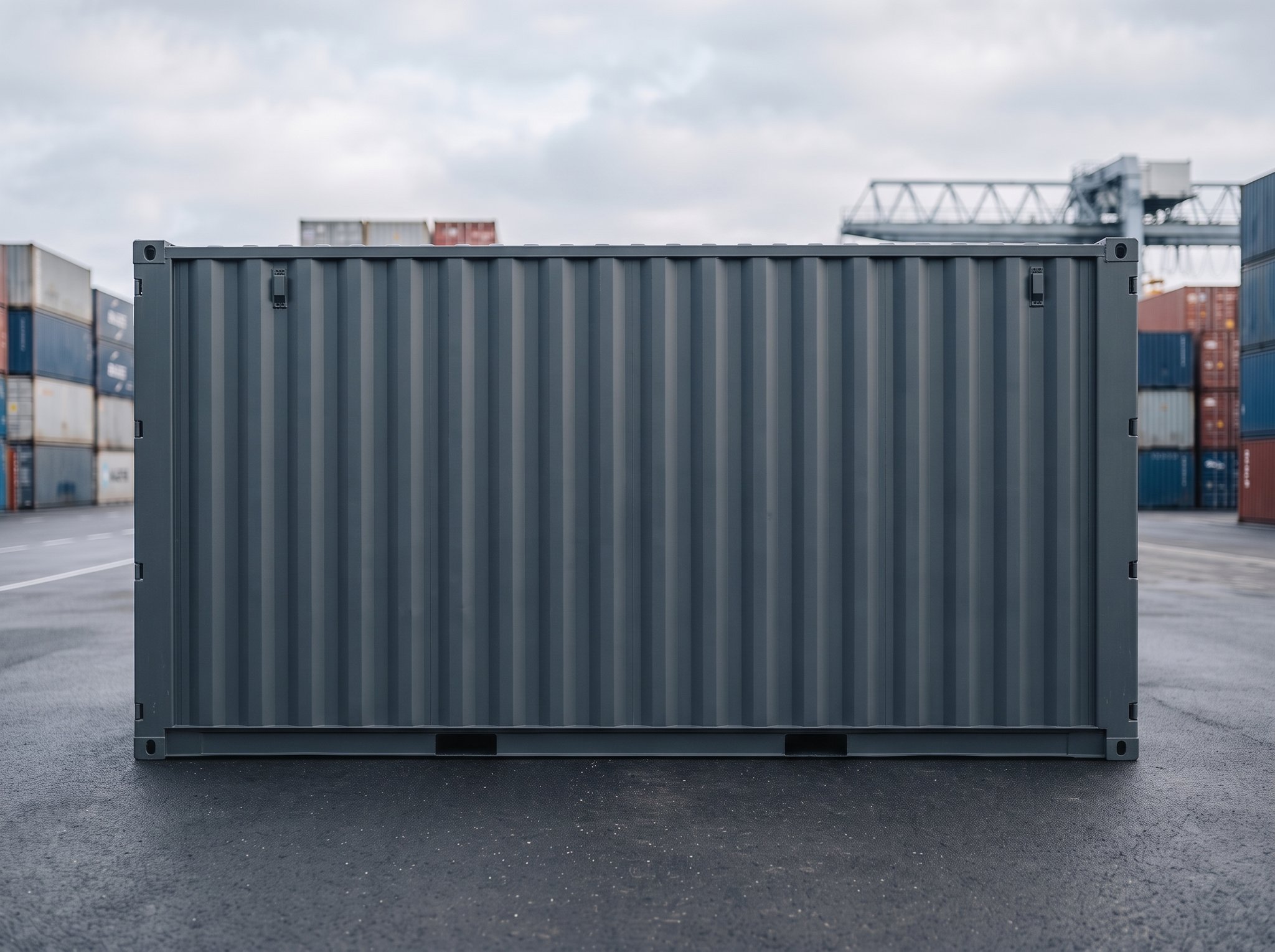20 Fuß Lagercontainer – Neuwertig (One-Trip) – Seitenansicht