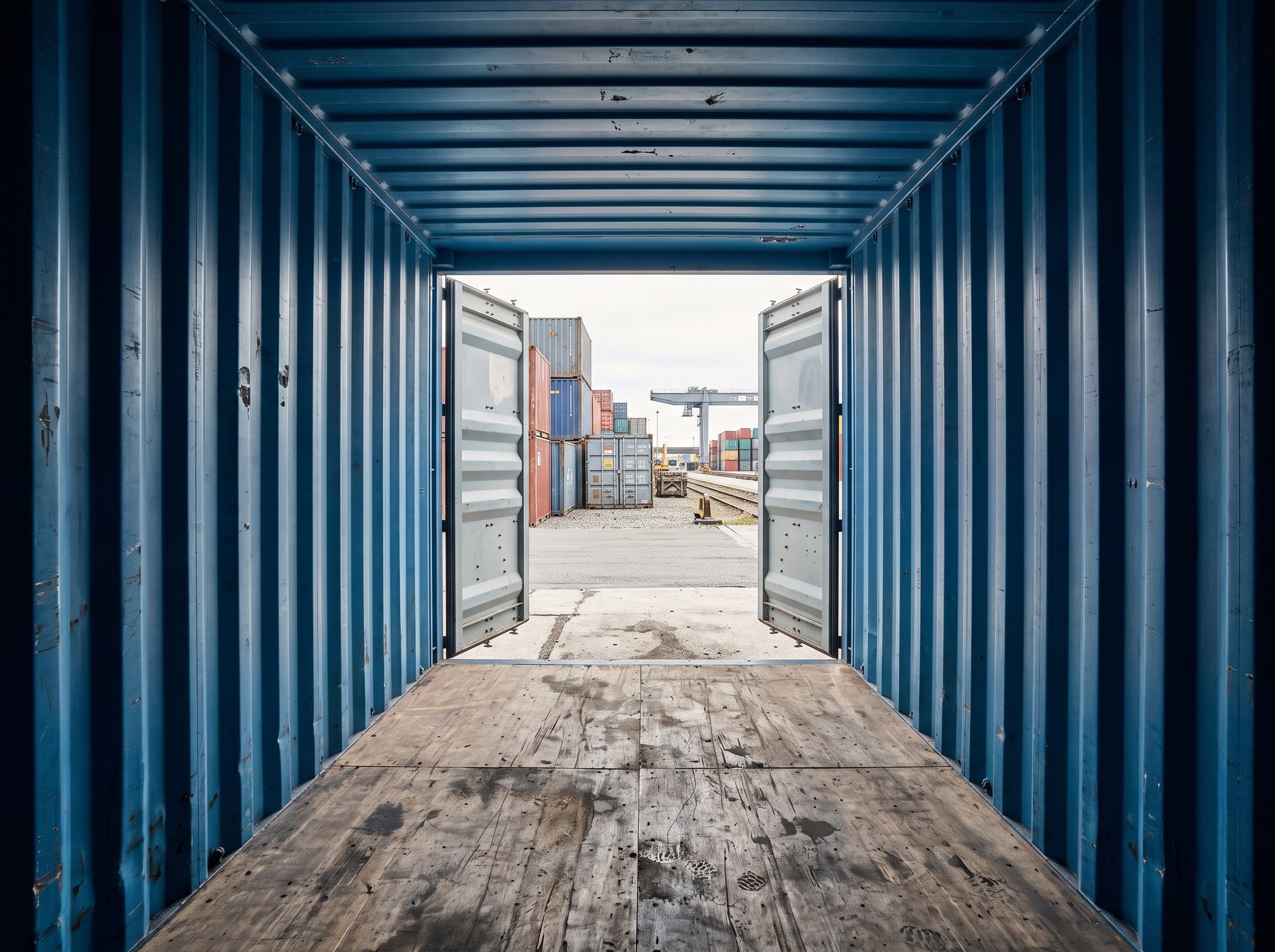 40 Fuß Lagercontainer – Gebraucht – Innenraum