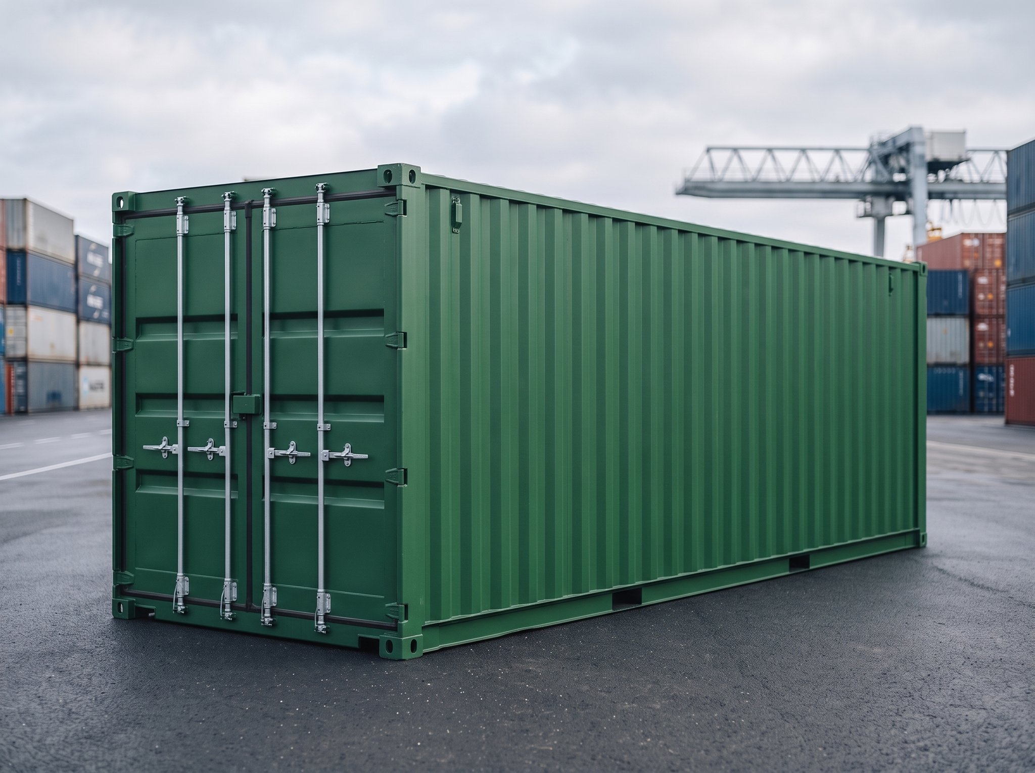 40 Fuß Lagercontainer – Neuwertig (One-Trip)