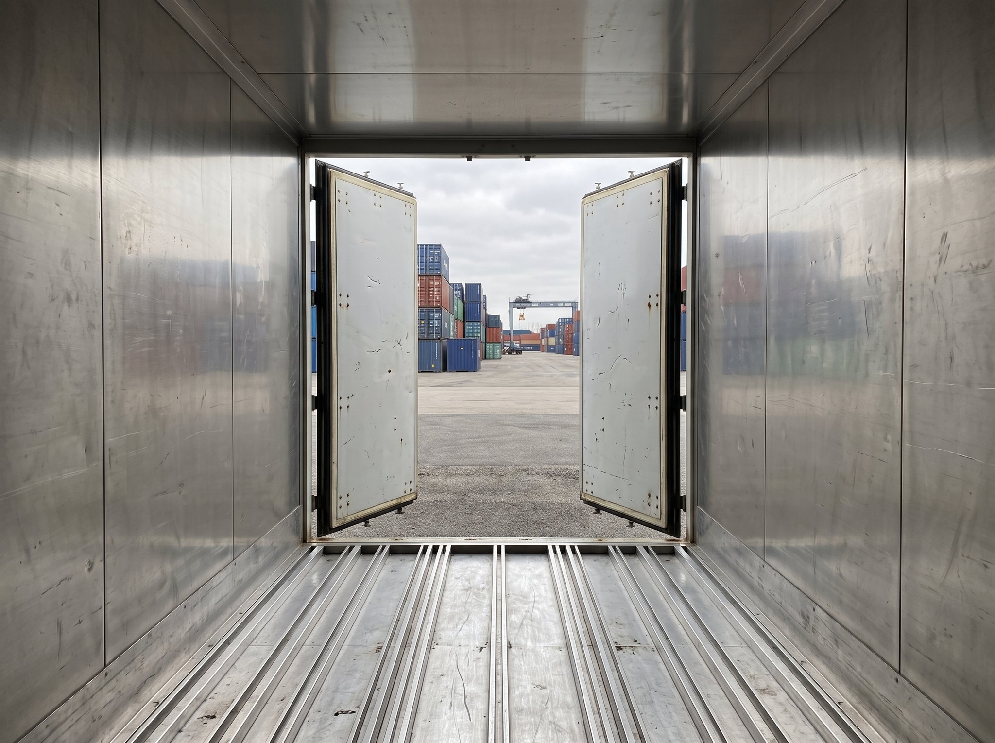 20 Fuß Kühlcontainer (Reefer) – Innenraum