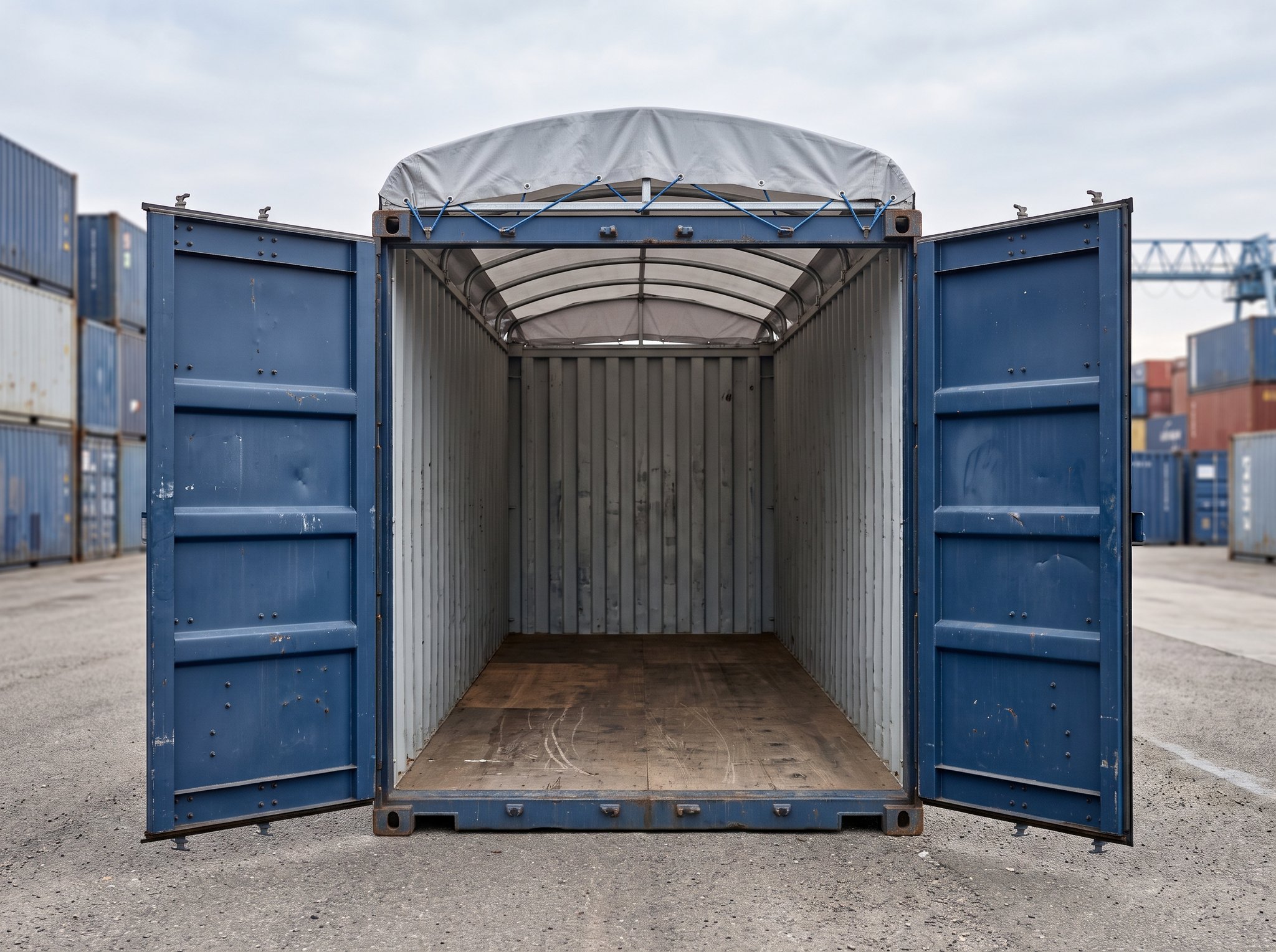 20 Fuß Open-Top Container – Innenraum