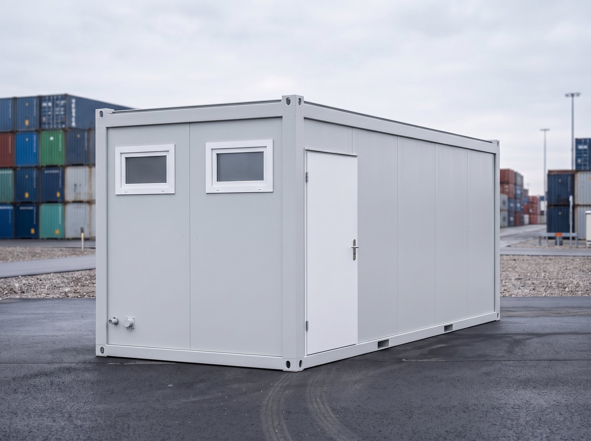 20 Fuß Sanitärcontainer – WC & Dusche